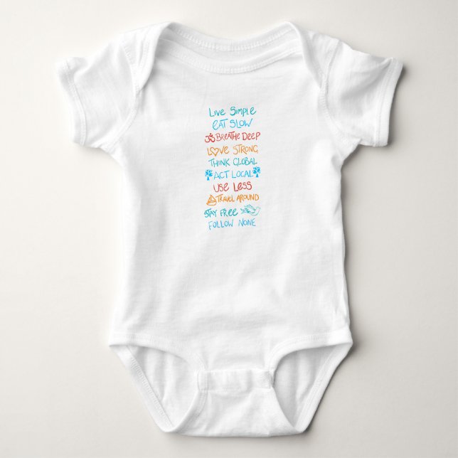 Lev Simpel 2 T Shirt (Framsida)