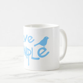 Lev Simpel Kaffemugg