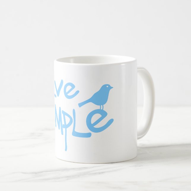 Lev Simpel Kaffemugg (Framsida höger)