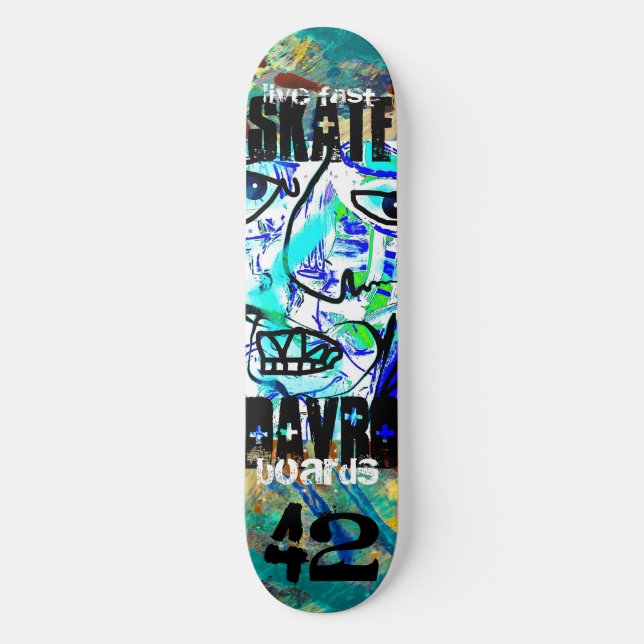lev snabbt skateboard (Framsida)