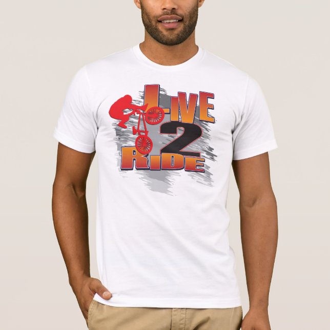 Lev till Ride T-shirt (Framsida)