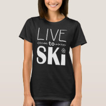 Lev till Ski-kvinnors skjorta