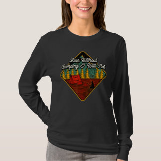 Lev utan CampingCamper Hiking Camp Hiker Summ T Shirt