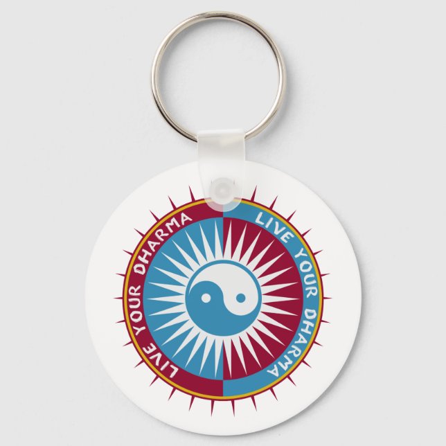 Leva din Dharma Nyckelring (Framsida)