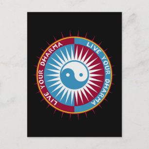 Leva din Dharma Vykort
