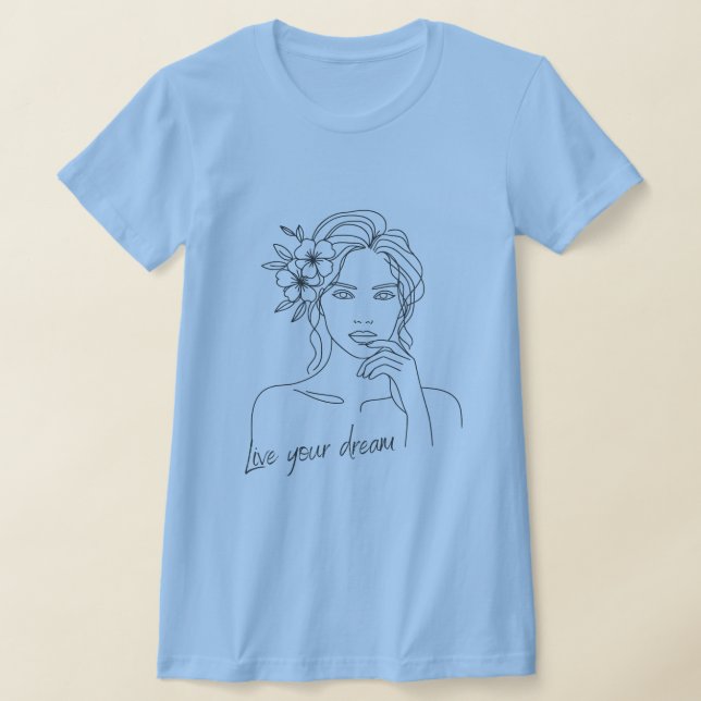 Leva din dröm t shirt (Laydown)