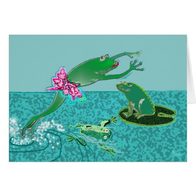 Leva dina drömmar hälsningskort (Framsidan Horizontal)