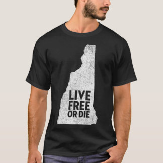 Leva eller dö skjorta - New Hampshire skjorta Nh T Shirt