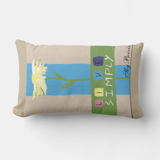 leva enkelt lumbarkudde (Framsida)