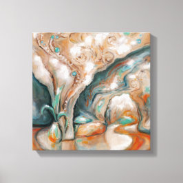 Leva i en ljus framtid canvastryck