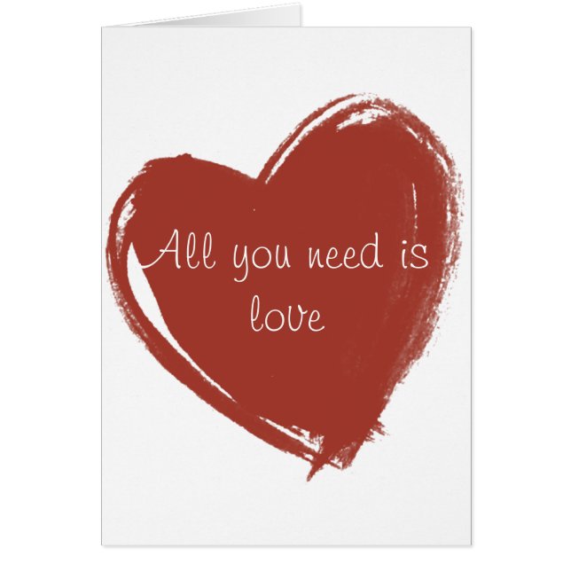 leva, kärlek och drömma hälsningskort (Framsidan)