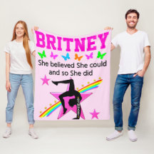 LEVA MIN GYMNASTICS DREAM PERSONLIG BLANKET