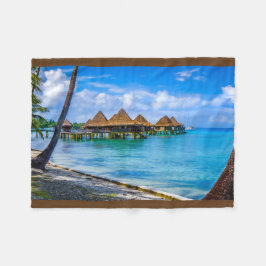 Leva vid vatten fleecefilt