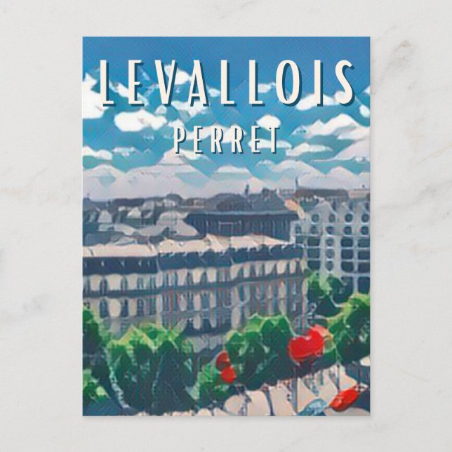 Levallois Perret Photo Vintage  Vykort (Framsida)