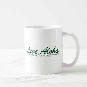 Levande Aloha landskap designen Kaffemugg