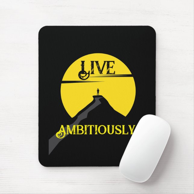 Levande Ambitious Mouse Pad Musmatta (Med mus)