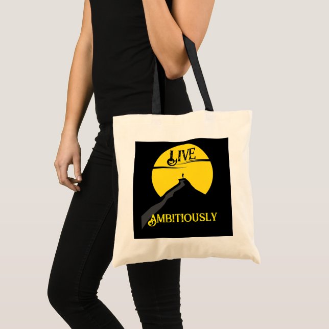 Levande Ambitious Tote Bag Tygkasse (Framsida (produkt))