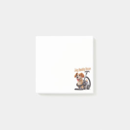 Levande Andande Dammsugare Hund Post-it Block