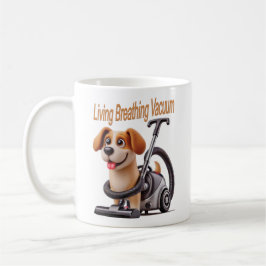 Levande andningsvakuum Hund Kaffemugg