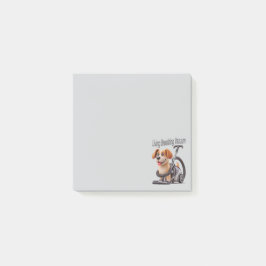 Levande andningsvakuum Hund Post-it Block