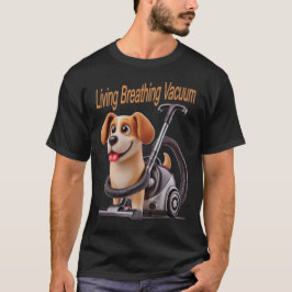 Levande andningsvakuum Hund T Shirt