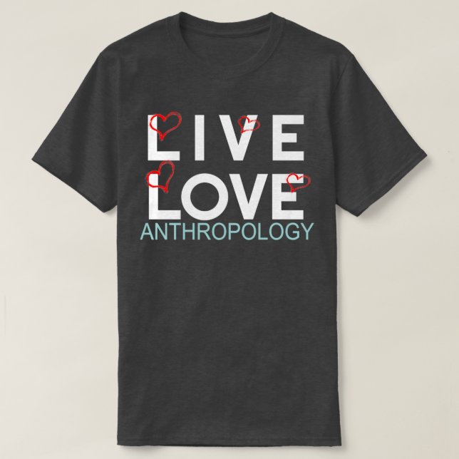 Levande antropologi i kärlek 4 t shirt (Design framsida)