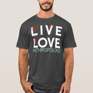 Levande antropologi i kärlek 4 t shirt