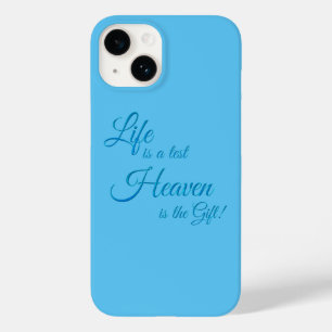 Levande är en testhimmel är gåvan iphone case