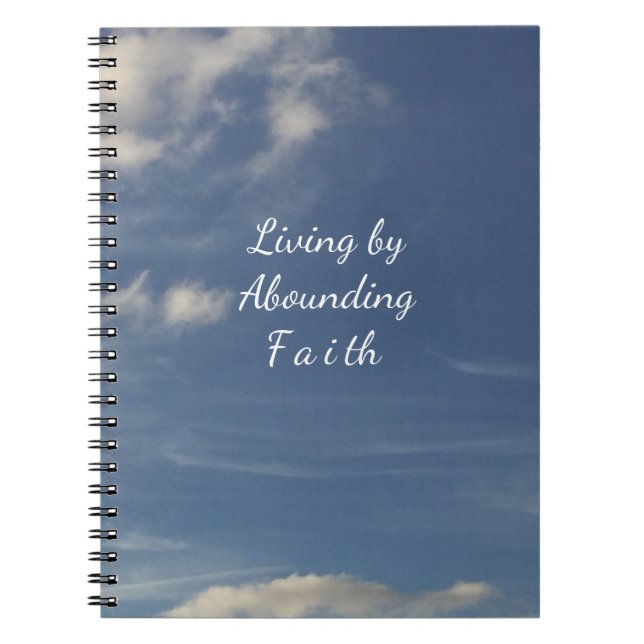 Levande av Abounding Faith Anteckningsbok (Framsidan)