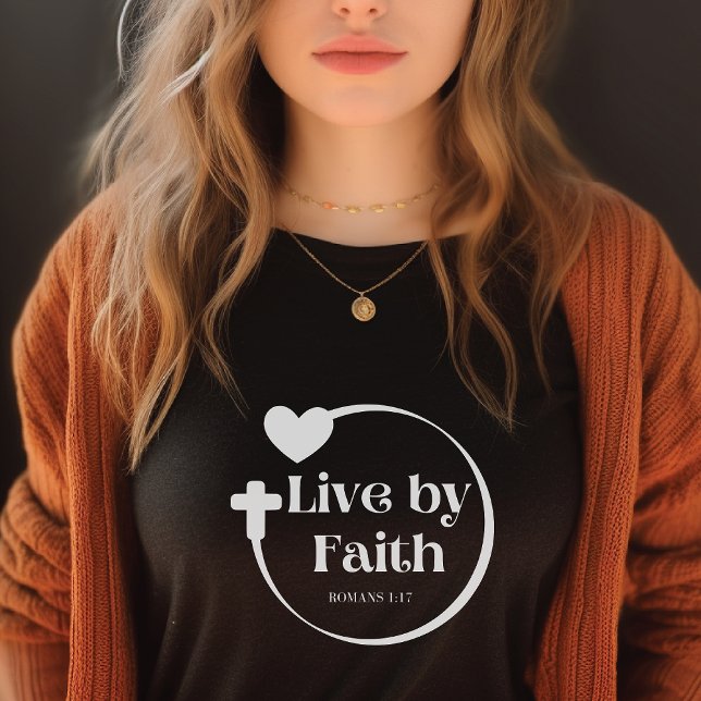 Levande av Faith Womans T-Shirt (Skapare uppladdad)