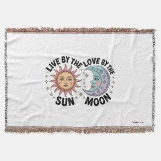 Levande av solen kärlek av månen retro-totebag filt