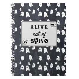 Levande av trots Ghost Anteckningsbok