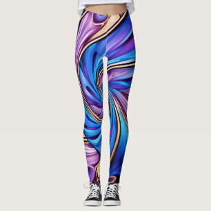 levande baljväxter från spiral leggings