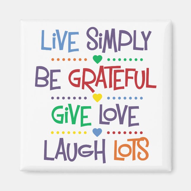 Levande bara magnet (Framsidan)