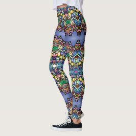 Levande ben: Unikt mönstrade leggings i mängder!