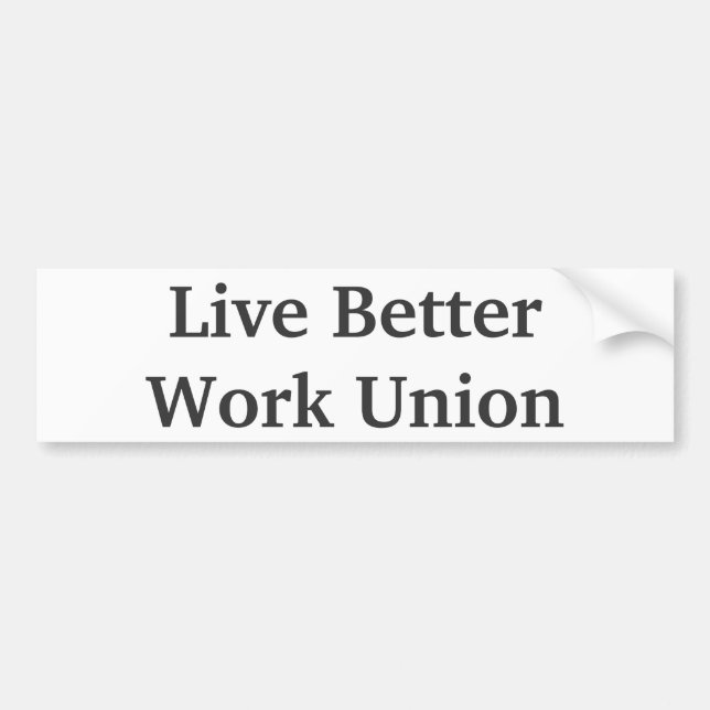 Levande BetterWork unionbildekal Bildekal (Framsidan)