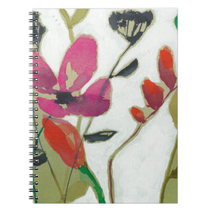 Levande blommor I Anteckningsbok