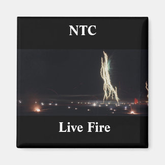 Levande brand magnet