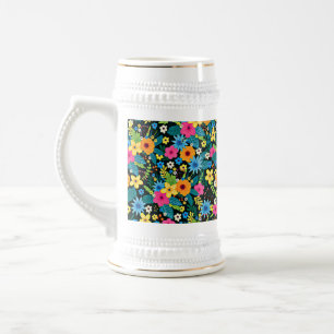 Levande Ditsy-blommor Blommönster Design-43785 Sejdel