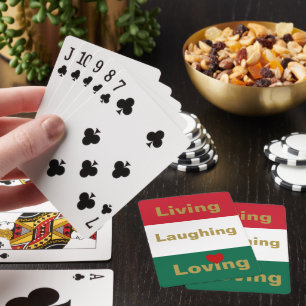 Levande, dödande, sovande casinokort