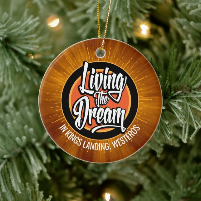 Levande Dream Ceramic Ornament (Träd)