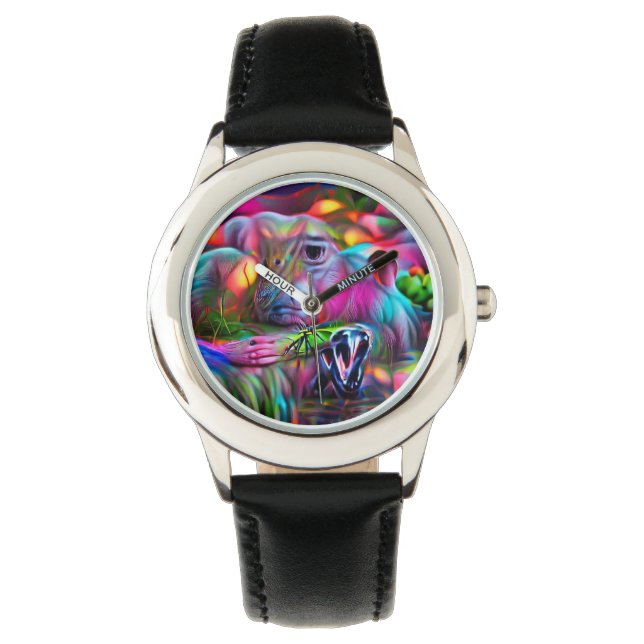 Levande Dreamscape: Agrizofobi Armbandsur (Framsida)