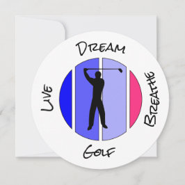 Levande, drömma, andas golf