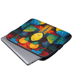 Levande Drömmar Geometri – Djärv Modern Abstrakt K Laptop Fodral