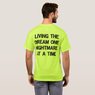 Levande drömmaren i taget t shirt