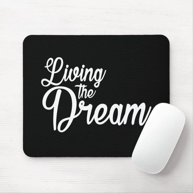 Levande drömmarinspirerande motivation musmatta (Med mus)