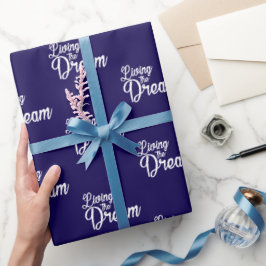 Levande drömmarinspirerande motivation presentpapper