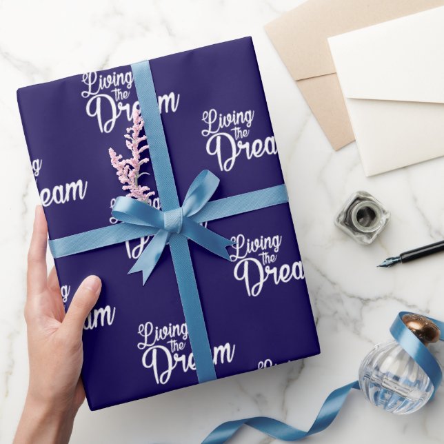 Levande drömmarinspirerande motivation presentpapper (Gifting)