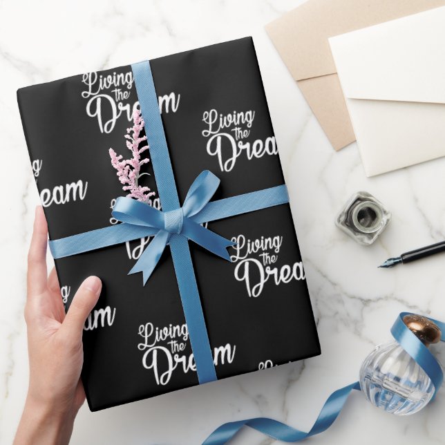 Levande drömmarinspirerande motivation presentpapper (Gifting)