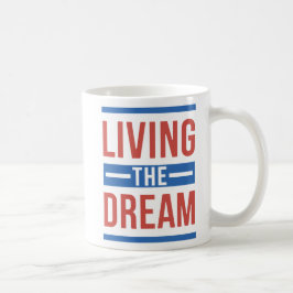 Levande drömmen kaffemugg
